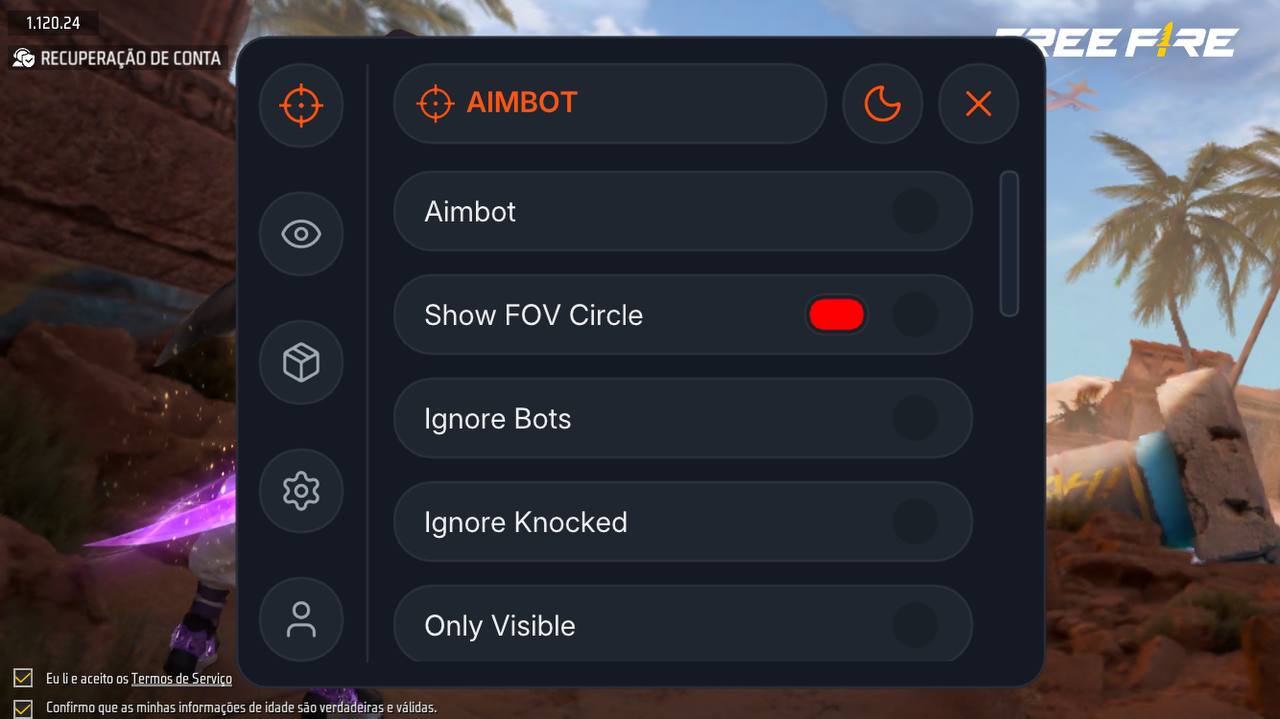 PAINEL IOS | AIMBOT | ESP | FOV