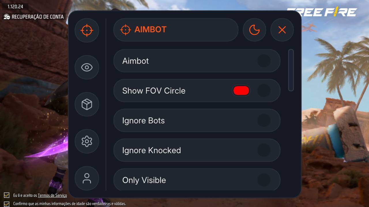PAINEL IOS | AIMBOT | ESP | FOV